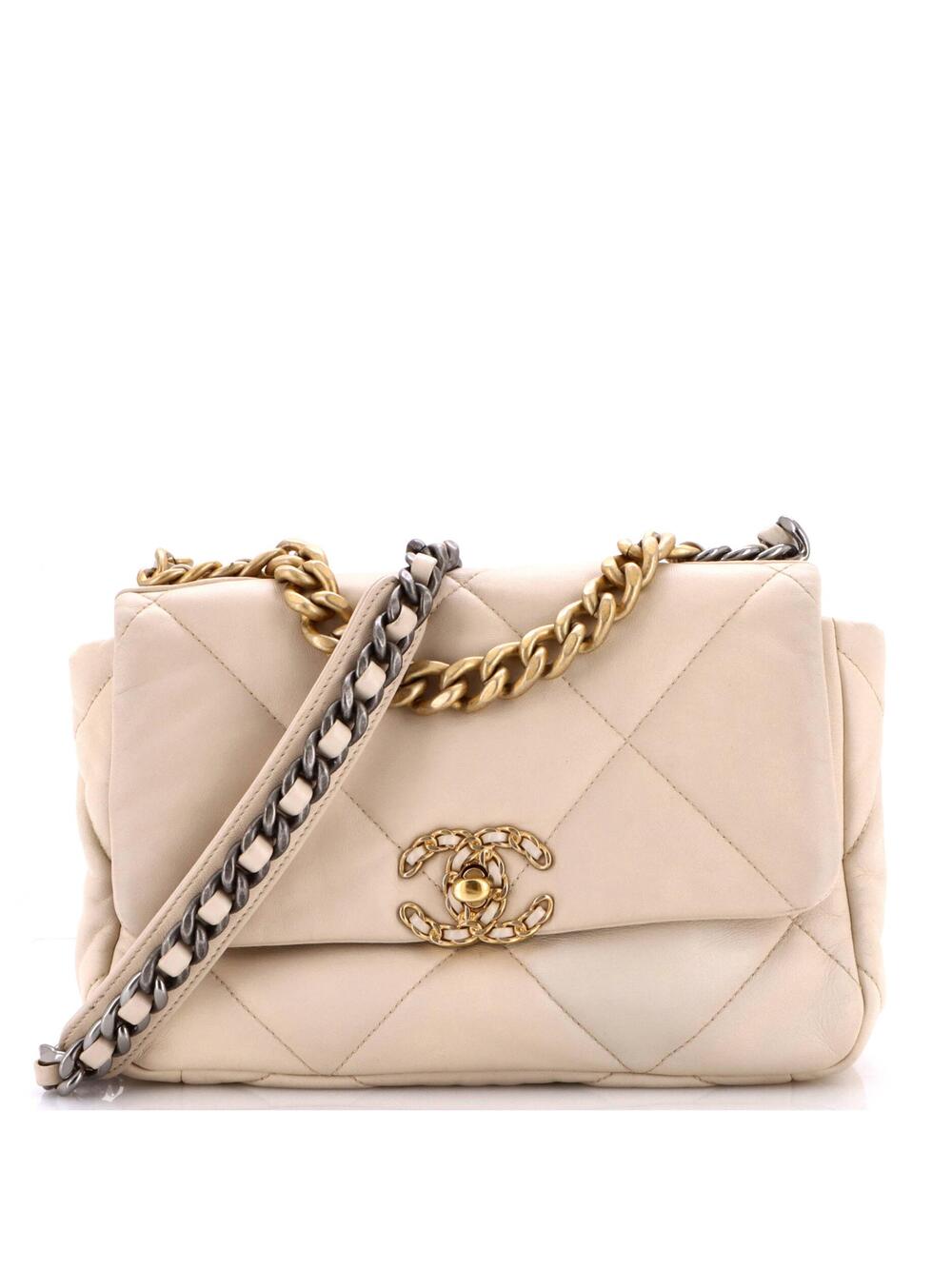 Chanel 19 Flap Bag Quilted Leather #312332C47B